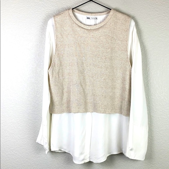 Zara | Tops | Zara Sweater Vest Double 